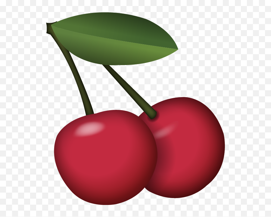 Download Cherry Emoji Icon - Cherry Emoji Png,Cherry Png