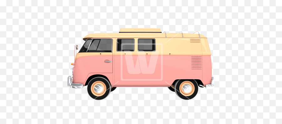 Free Download Retro Camper Caravan Png - Samba,Camper Png