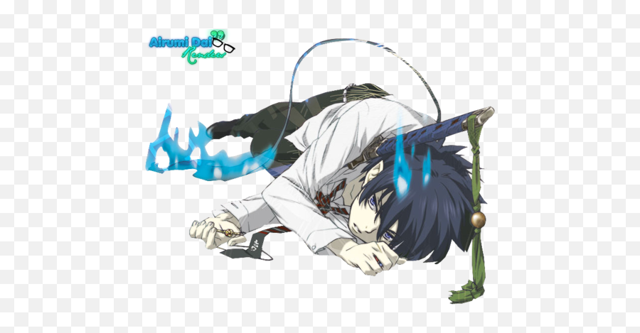 Blue Exorcist - Rin Okumura Hurt Png,Rin Okumura Png