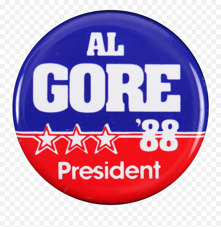 Al Gore 88 Campaign Button - Campaign Buttons Png,Gore Png