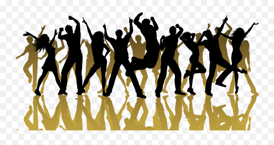 Download Group Dance Silhouette Png - Silhouette Dancing,Group Silhouette Png