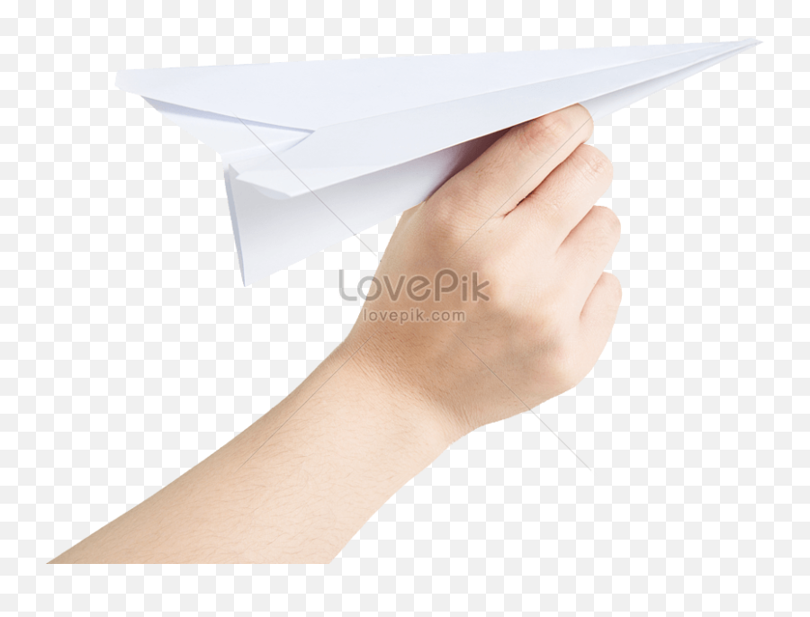 Hand Held Paper Airplane Png - Origami,Paper Airplane Png