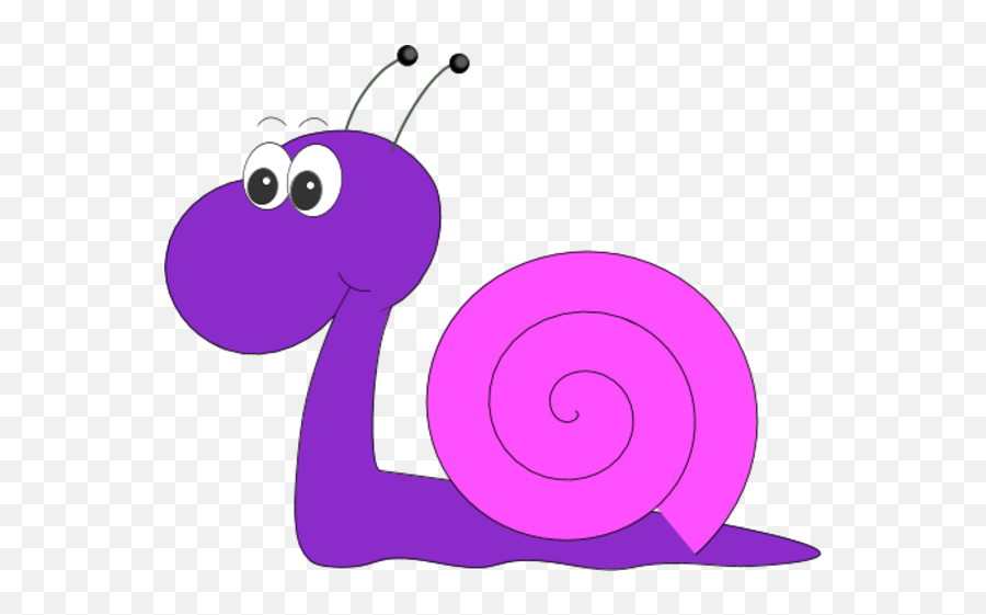 Transparent Image Clipart Png - Purple Snail Cartoon,Snail Transparent