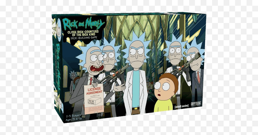 Rick And Morty - Close Rickcounters Of The Rick Kind Deck Building Game Rick And Morty Board Games Png,Morty Transparent