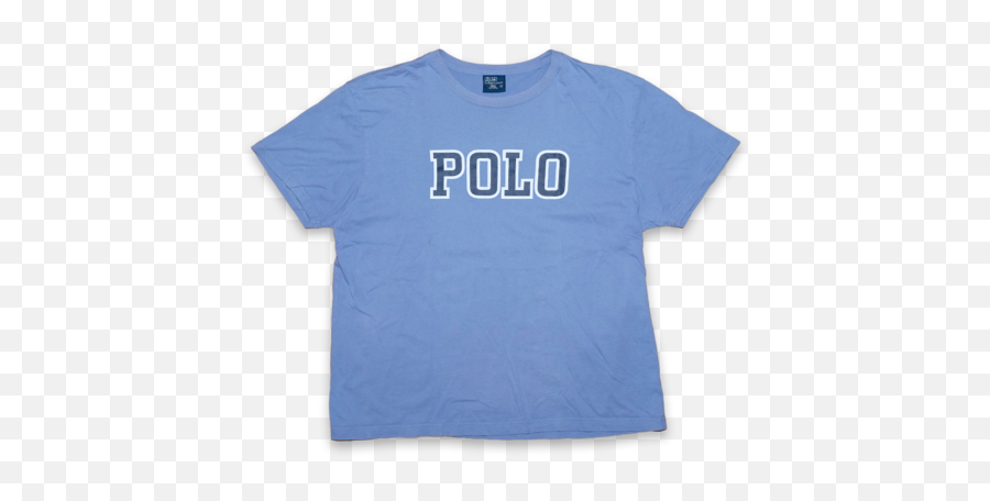Download Vintage Polo Ralph Lauren Logo T - Shirt Blue Active Shirt Png,Ralph Lauren Logo Png