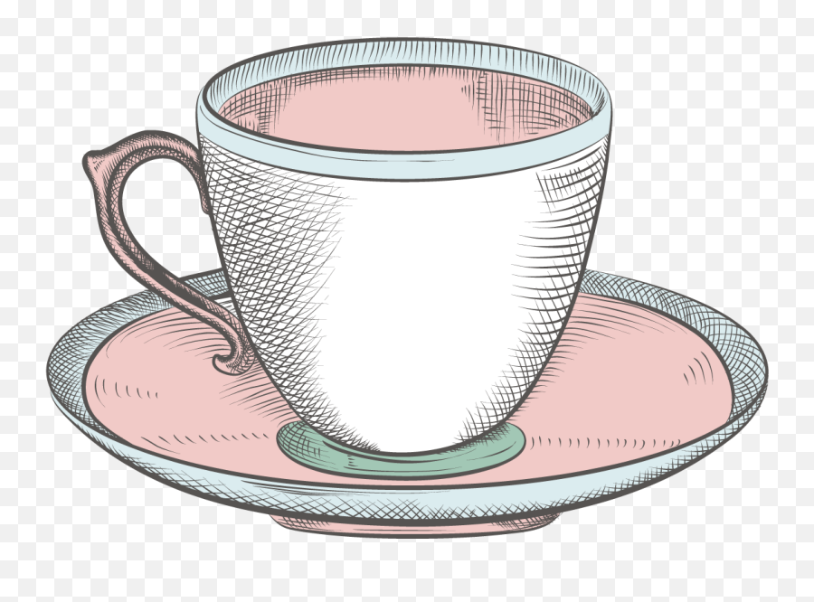 Tea Cup Vector Png - Clip Art Library Cup Of Tea Illustration Png,Teacup Png