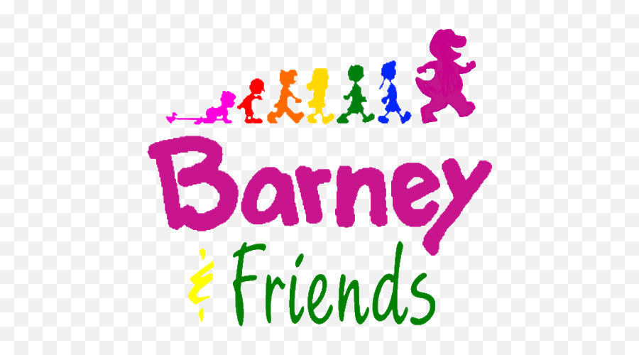 A New Barney Friends Logo En 2020 - Barney And Friends Logo Font Png,Barney And Friends Logo