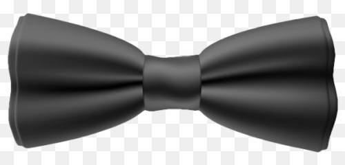 Black Bow Tie Clipart Png - Satin