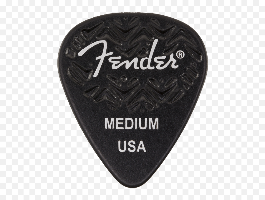 Fender 351 Shape Wavelength Celluloid Guitar Picks 6 Pack - Medium Fender Png,Guitar Pick Png