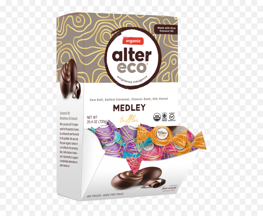 Organic Chocolate Bars U0026 Truffles Alter Eco - Alter Eco Chocolate Truffle Png,Chocolate Png
