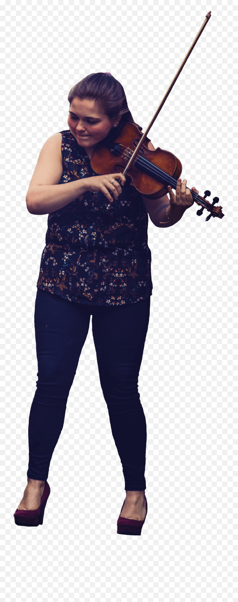 Violin Playing Transparent Png - People Playing Violin Png,Fiddle Png