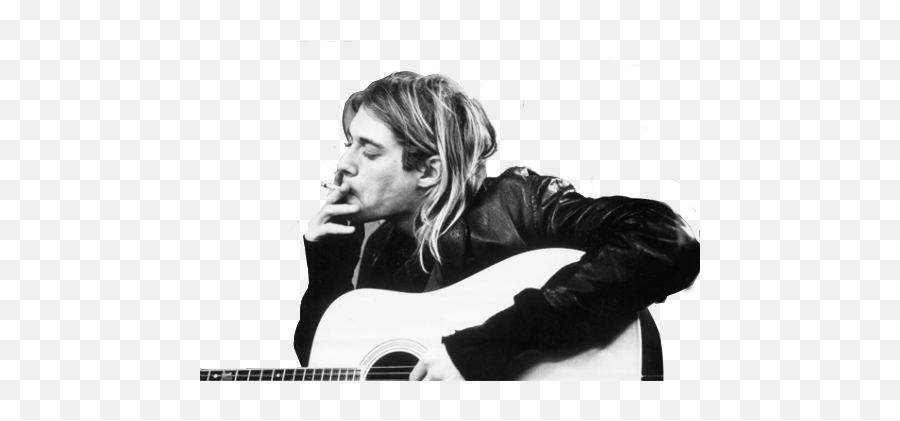 Download Kurt Cobain Wallpaper With An - Kurt Cobain Playing Acoustic Guitar Png,Kurt Cobain Png