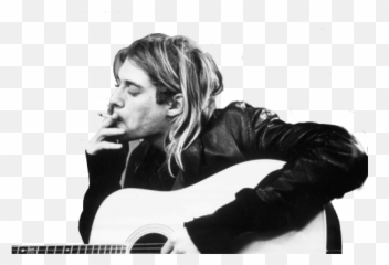 Download Kurt Cobain Wallpaper With An - Kurt Cobain Playing Acoustic Guitar Png,Kurt Cobain Png