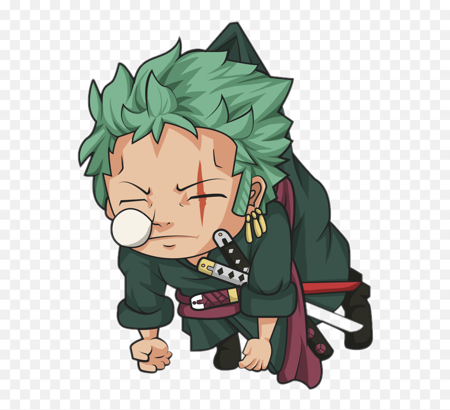 Thumb Image - Zoro One Piece Chibi, HD Png Download - vhv