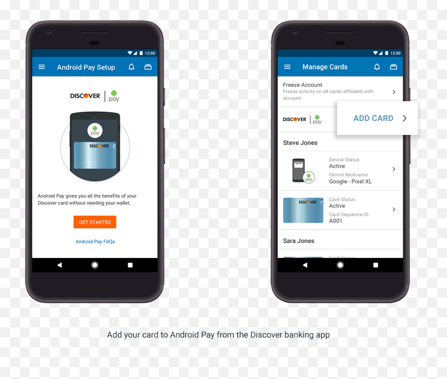 Android Pay Now Works In Bank Of America Usaa Discover - Discover Mobile Banking App Png,Usaa Logo Png