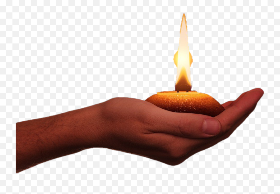 Festival Of Lights Png Play - Diya In Hand Png,Flame Border Png
