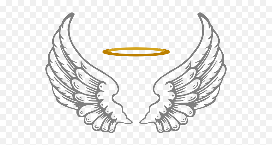 Pin - Gold Angel Wings Clip Art Png,Halo Online Logo