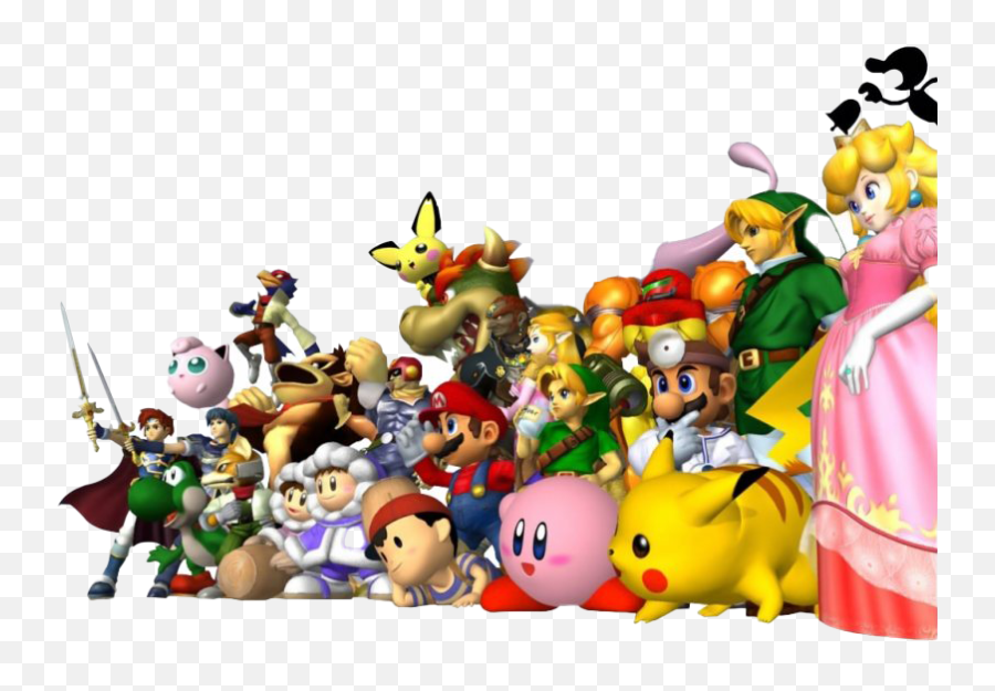 Super Smash Bros - Super Smash Bros Brawl Characters Png,Super Mario Bros Png