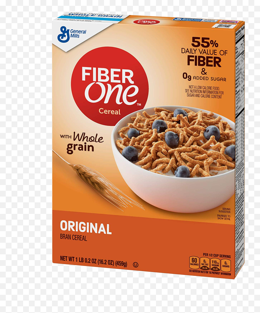 General Mills Fiber One - Original 162 Oz Pure Market Fiber One Cereal Honey Clusters Png,General Mills Logo Transparent