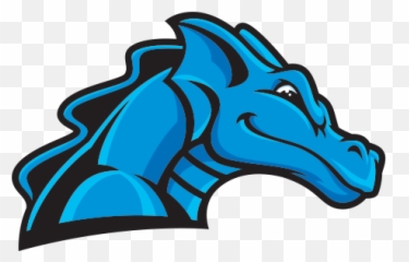 Printed Vinyl Blue Dragon Head Stickers Factory - Blue Dragon Cartoon Png,Dragon Head Png