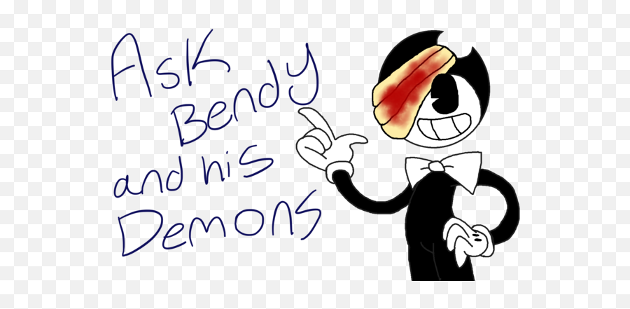 Download Hd Ask Bendy And His Demons - Demon Transparent Png Bendy With Devil Tail,Demon Face Png