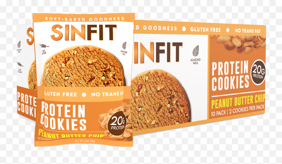 Sinfit - Fitness Nutrition Png,Icon Meals Protein Cookie