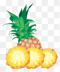Sliced Pineapple Png Transparent Image Arts - Apple Pineapple Lemon Orange,Pineapple Transparent