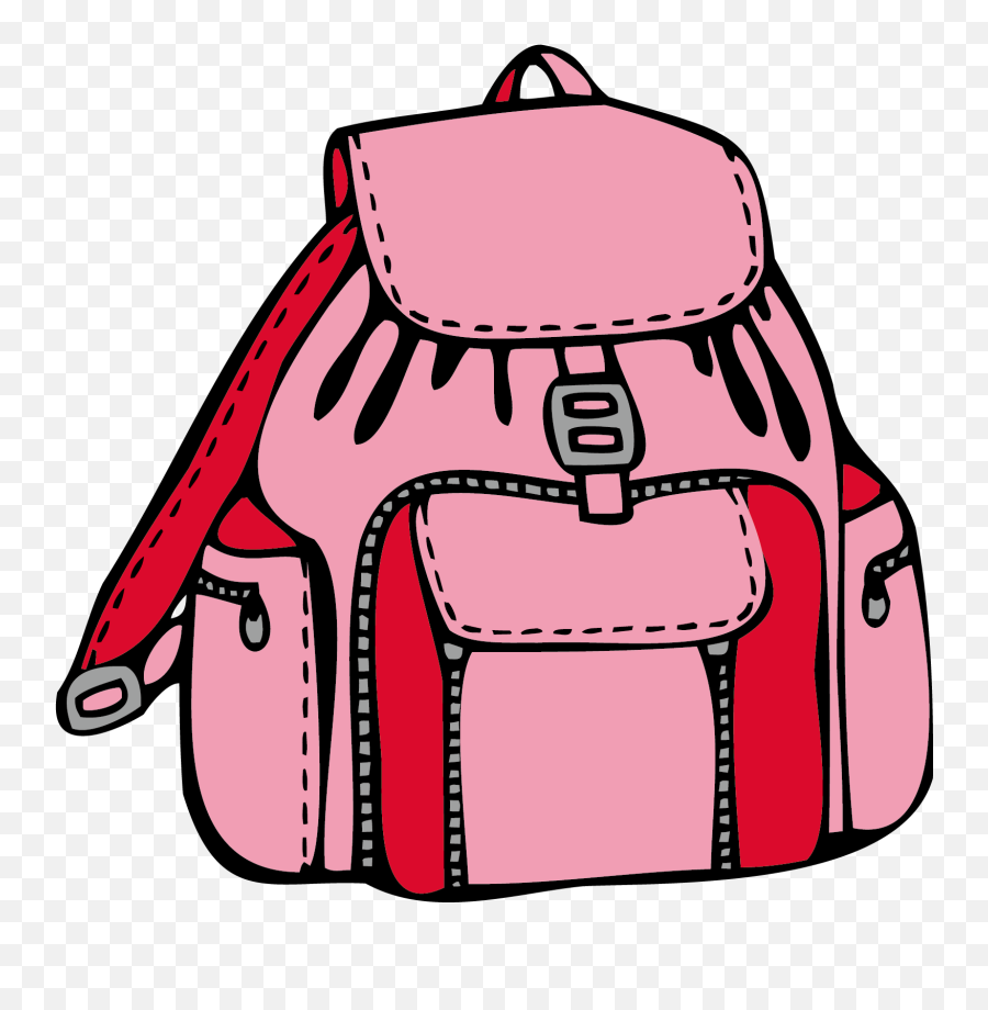 Bookbag Clipart Pink Backpack Picture 113075 - Do You Have In Your School Bag Png,Backpack Clipart Png