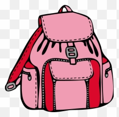 Bookbag Clipart Pink Backpack Picture 113075 - Do You Have In Your School Bag Png,Backpack Clipart Png