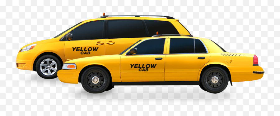 Taxi Cab Png Transparent - Yellow Cab Taxi Transparent,Taxi Cab Png