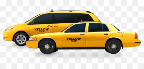 Taxi Cab Png Transparent - Yellow Cab Taxi Transparent,Taxi Cab Png
