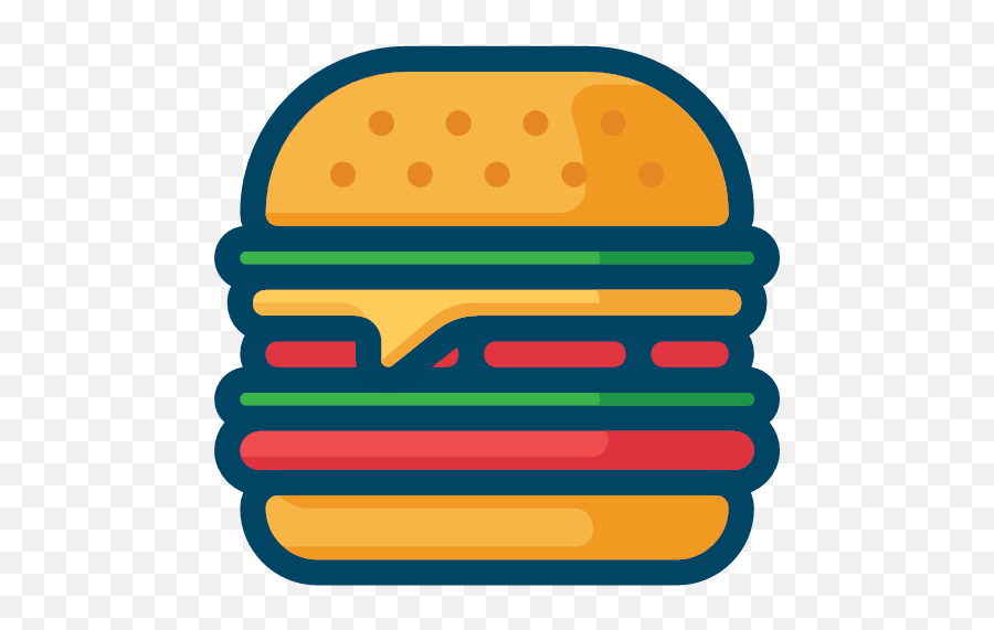Hamburger Vector Icons Free Download In - Hamburger Color Icon Png,What Is The Hamburger Icon