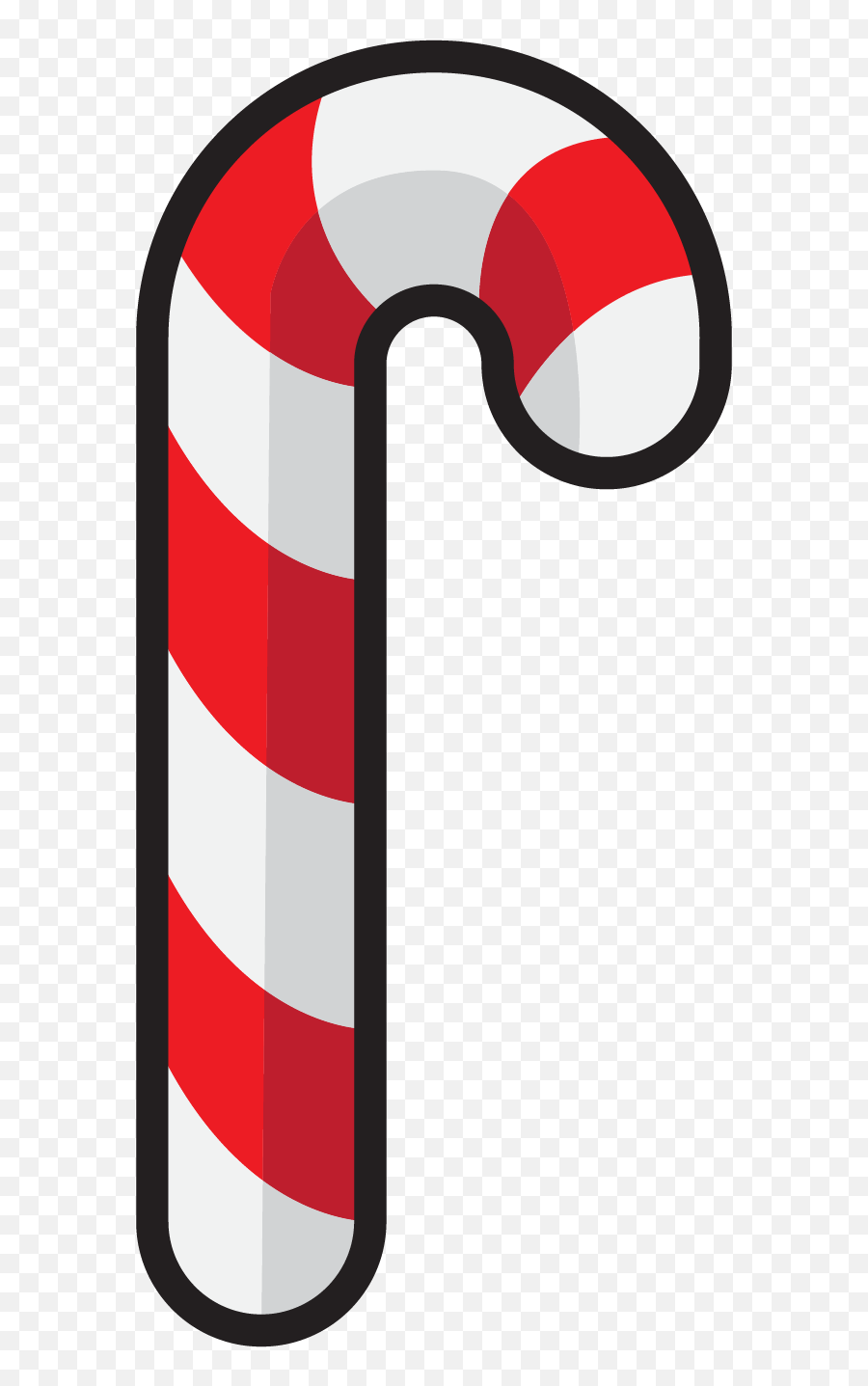 Candy Cane In Christmas Party Icon - Solid Png,Cane Icon