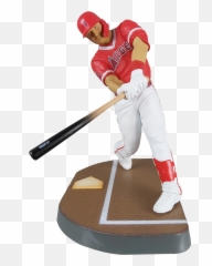 6 Inch Baseball Figures - Bryce Harper Aaron Judge And Mike Mike Trout Figures Png,Aaron Judge Png