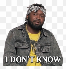 Idont Know Kranium Gif - For Men png