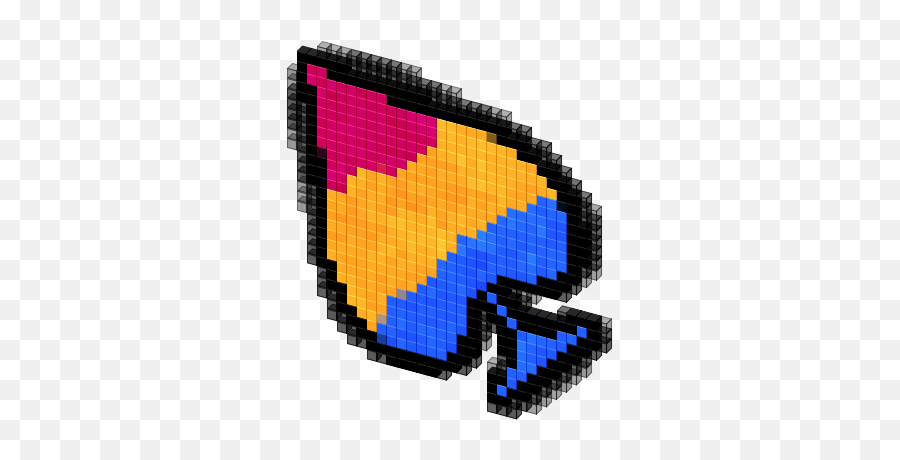 Pan Flag Cursor - Ruggi Bubble Tea Logo Png,Pansexual Flag Icon