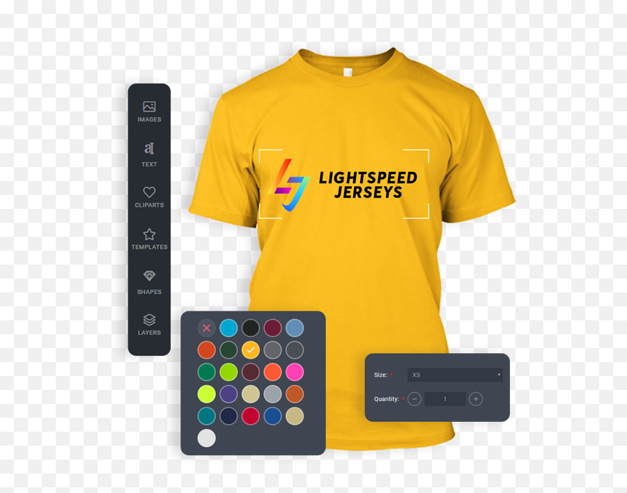 Custom Athletic Shirts U0026 Soccer Jerseys - Lightspeed Png,Lightspeed Icon
