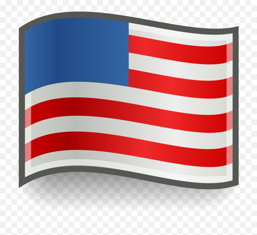 File Us Flag Icon Wikimedia Commons - Svg Us Flag Icon Png,Waving American Flag Icon