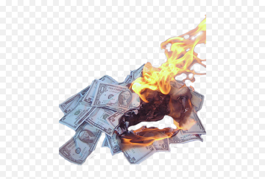 Burning Money Png - Transparent Money On Fire Png,Pile Of Money Png