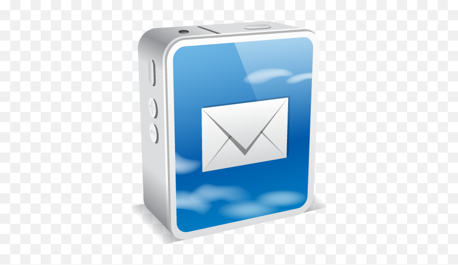 Iphone 4 White Email Icon - Mail Icon 3d Png,White Email Icon Png