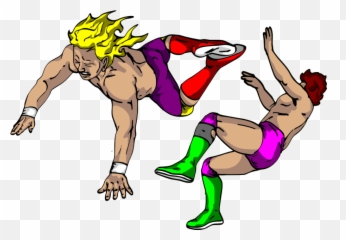 Wrestling Clipart Png - Wrestling Transparent Png,Wrestler Png