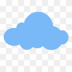 Nubes Vector Transparent Png Clipart - Cloud Logo Background