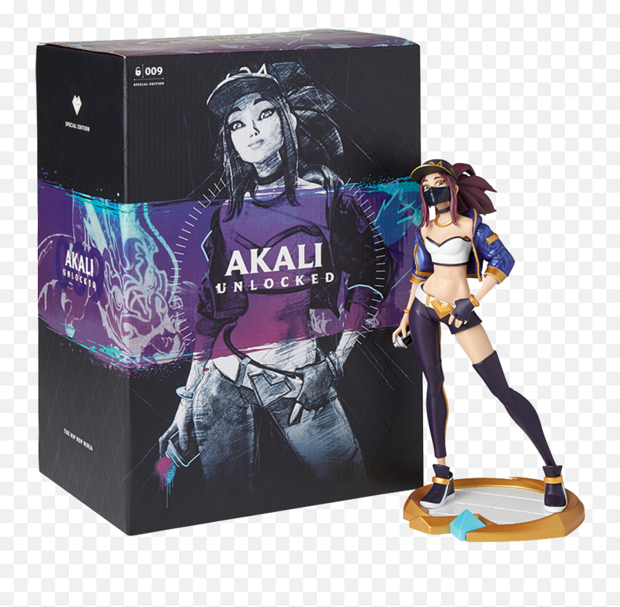 Kda Akali Unlocked Statue Riot Games Store - Kda Akali Unlocked Statue Png,Akali Icon