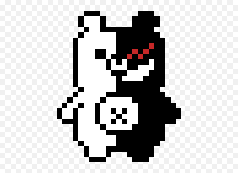 Genji123u0027s Gallery - Pixilart Monokuma Pixel Art Png,Monokuma Icon