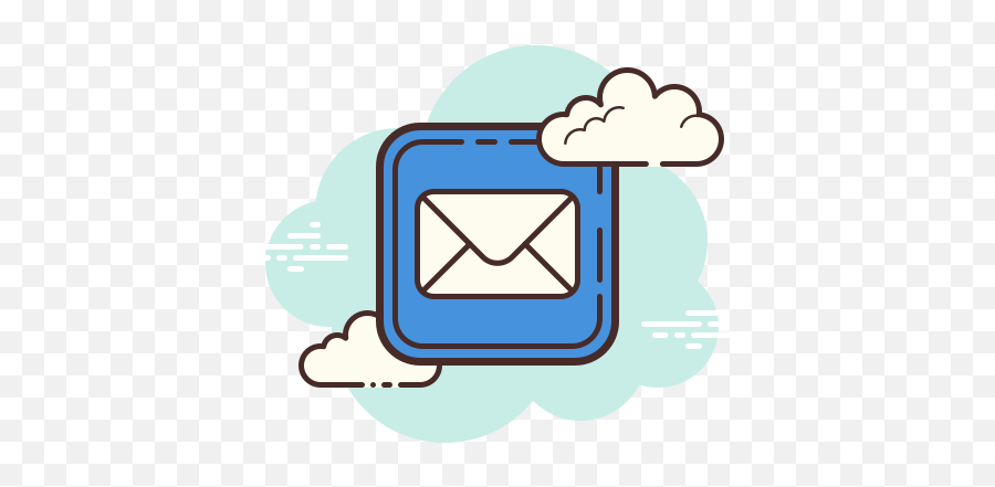 Mail Icon In Cloud Style Png Images For Google
