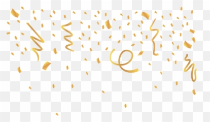 Golden Confetti - Confeti Dorado Png,Gold Confetti Png
