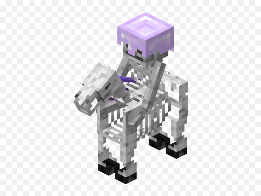 Skeleton Trap Horse - Minecraft Skeleton Horse With Skeleton Png,Minecraft Skeleton Png