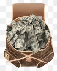 Aesthetic Vaporwave Louisvuitton Money - Chase Bag png