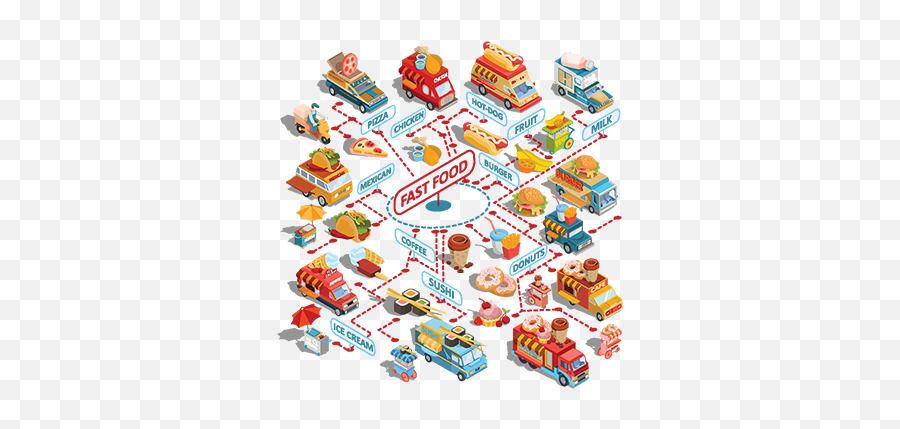Download Free Png Food Truck Images Vector And Psd - Restaurant Wall Mural Design,Food Truck Png