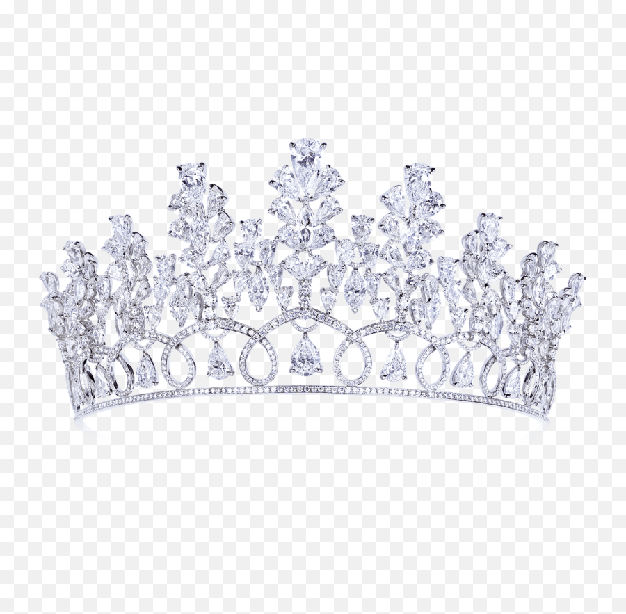 A2225 Tiara - Moussaieff Pageant Crown Png,Silver Crown Png